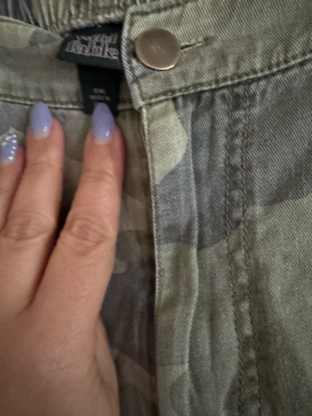 Camo Cargo Pants - Olive Camouflage - Picture 3 of 7
